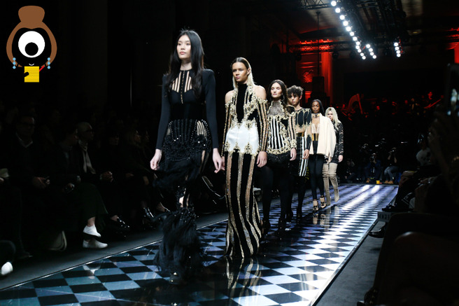 Balmain: Supermodels, super curves, super relevant