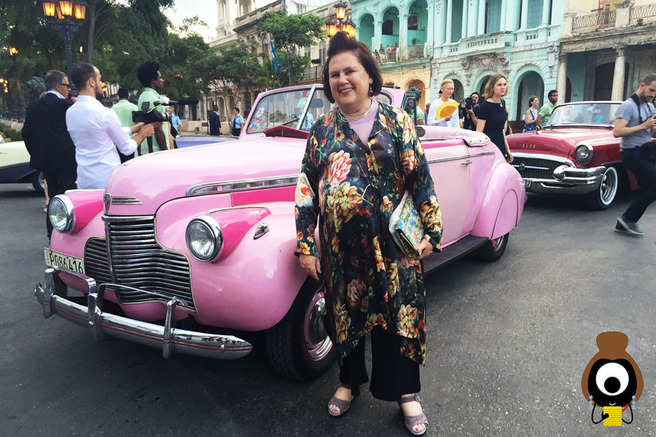Chanel In Havana For Karl�s Cruise Through Art Deco In Vintage Cars