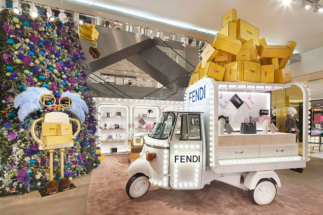 � ��������� Fendi ���������� ��� � ��������� Printemps